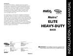 Heavy-Duty Installation User Manual
