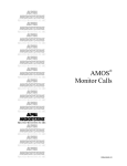 AMOS Monitor Calls Manual
