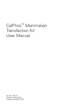 CalPhos Mammalian Transfection Kit User Manual