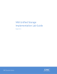 VNX Unified Storage Implementation Lab Guide