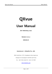 QXvue(v1.1.1.x) User Manual for veterinary use