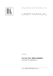 Kramer Yarden 8-T User Manual