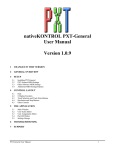 nativeKONTROL PXT-General User Manual