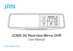 JC600 3G Rearview Mirror DVR