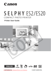 Canon Selphy ES2 User Guide Manual