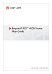 Polycom® RSS™ 4000 System User Guide