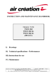 INSTRUCTION AND MAINTENANCE HANDBOOK TRIKES TYPE