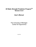 3D Static Strength Prediction Program Version 5.0.4 User`s Manual
