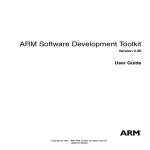 ARM Software Development Toolkit User Guide