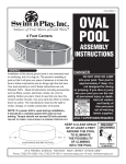Oval Pool Installation
