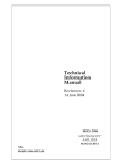 Technical Information Manual