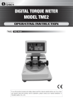 DIGITAL TORQUE METER MODEL TME2