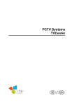 PCTV Systems TVCenter - User`s Guide