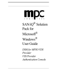 SAN/iQ Solution Pack for Microsoft Windows User