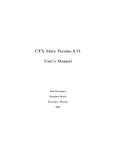 CTX Mate User`s Manual - the center for tankship excellence