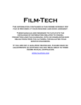 Strong eCNA-100 setup and operation manual - Film-Tech