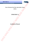 SNR-FOSC-G installation manual