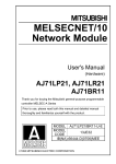 MELSECNET/10 Network Module User`s Manual (Hardware)