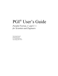 PGI 6.1 User`s Guide - University of Alberta