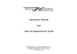 Novapumps Operations manual