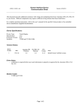 Human Interface Device Communication Sheet