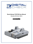 BX7200 User Manual - Digital Check Corporation