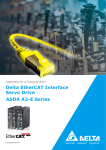 ASDA A2-E Series Delta EtherCAT Interface Servo Drive