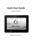 Quick Start Guide - Official Gift1 by Powernet Tablet Store