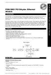 PCM-3662 PC/104-plus Ethernet Module