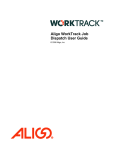 Aligo WorkTrack Job Dispatch User Guide