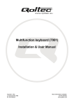 User manual and installation (7991)