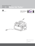 240-120 Mytee Hot Turbo™ - Parish Maintenance Supply