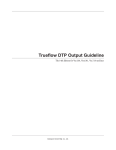 Trueflow DTP Output Guideline The 14th Edition