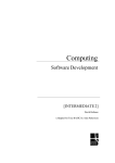 Computing Int 2 - Software Development