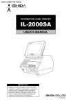 Ishida IL-2000SA user Manual - THE-CHECKOUT-TECH