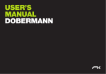 USER`S MANUAL DOBERMANN