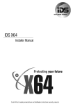 IDS X64 Installer Manual 700-398-02D Issued