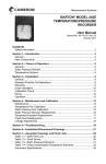 BARTON Model 242E Pressure-Temperature Recorder User Manual