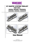 XY Gantry System Trolley User`s Manual