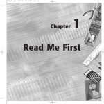 Chapter 1 Read Me First