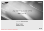 Samsung BD-F5500 User Guide Manual - DVDPlayer