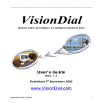 User`s Guide www.VisionDial.com