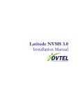 Latitude NVMS 3.0 Installation Manual