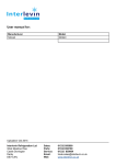 User manual for: - Interlevin Refrigeration