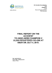 FINAL REPORT ON THE ACCIDENT TO ASSO AEREI