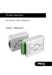PCAN-Router - User Manual
