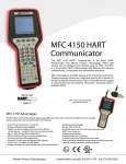 MFC 4150 HART® Communicator