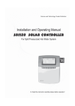 Operating manual of Controller SR1128 For split