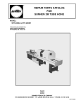 REPAIR PARTS CATALOG FOR SUNNEN 2M TUBE HONE