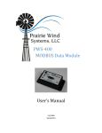 PWS-400 User`s Manual - Prairie Wind Systems